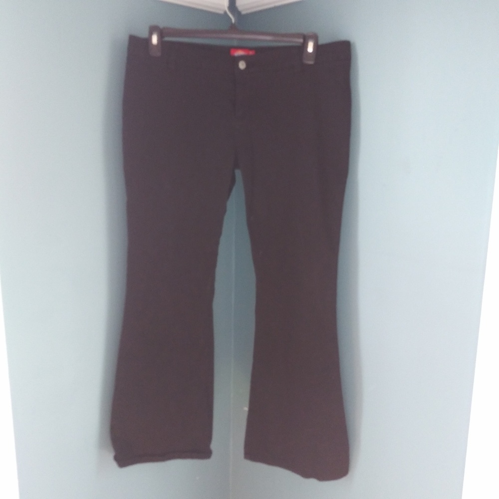 Dickies bootcut black jeans